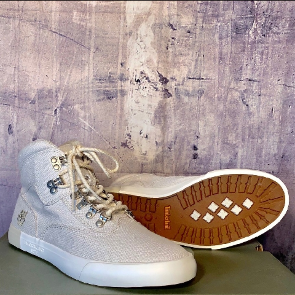MEN TIMBERLAND SNEAKERS NEWPORT BAY 2.0 OFF WHITE - Picture 3 of 8
